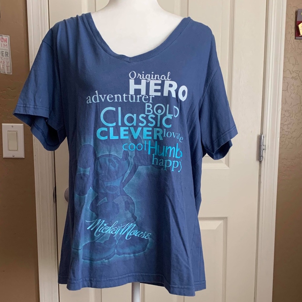 Blue Mickey Mouse character traits